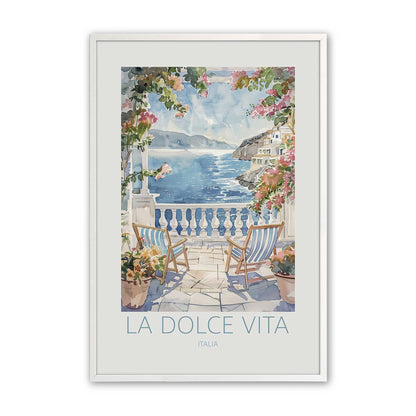 [Color:Opaque White], Picture of art in an Opaque White frame