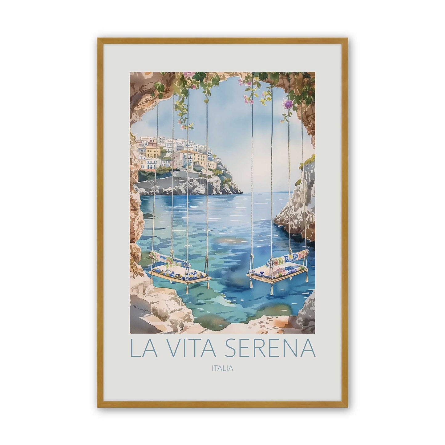 [Color:Polished Gold], Picture of art in a Polished Gold frame