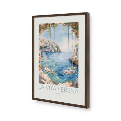 [Color:Belvinder Brown], Picture of art in a Belvinder Brown frame of the corner