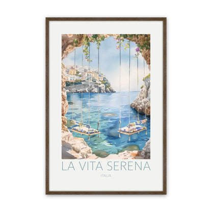 [Color:Walnut], Picture of art in a Walnut frame
