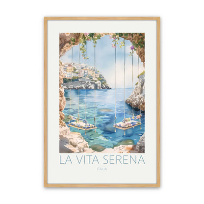 [Color:American Maple], Picture of art in a American Maple frame