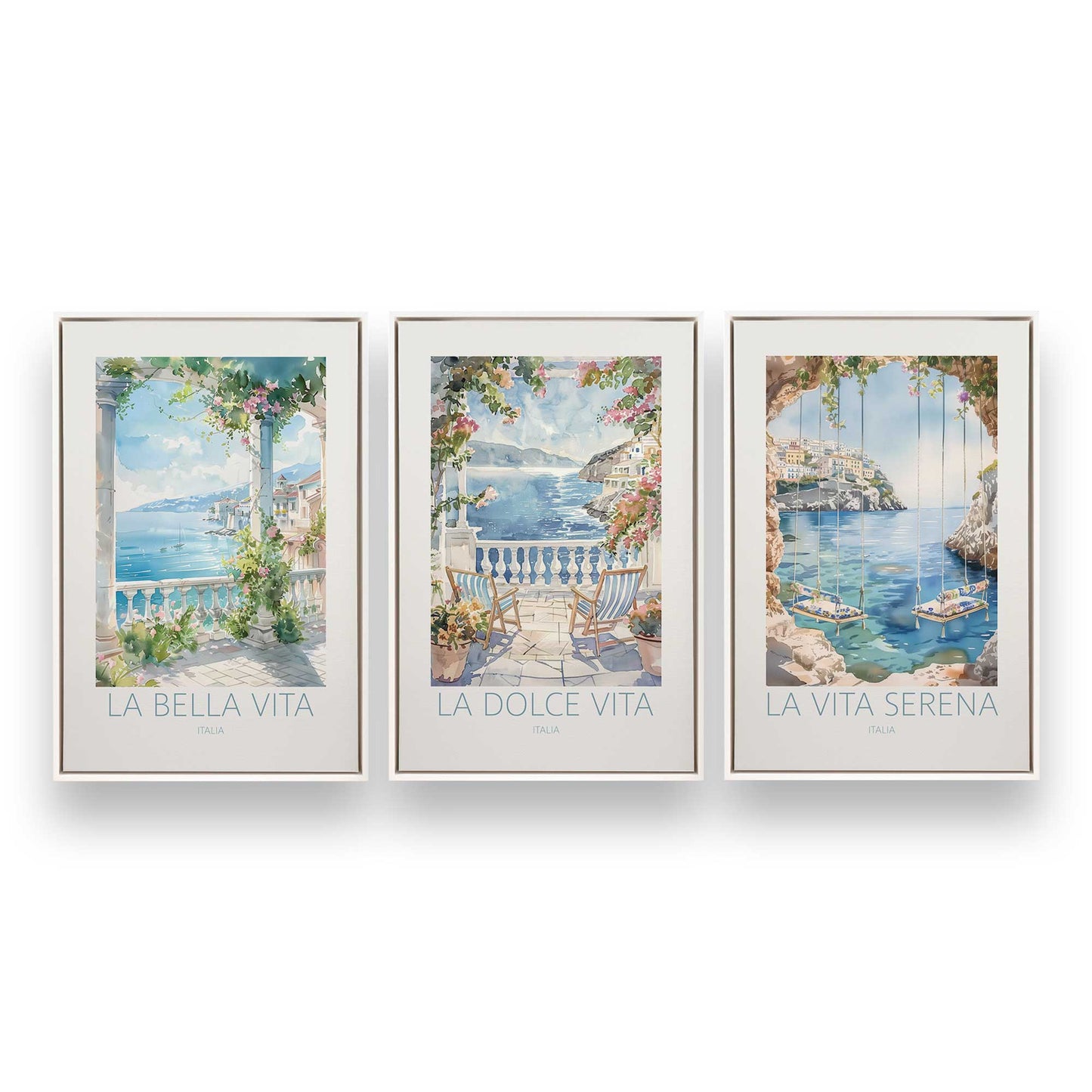 [Color:Opaque White], Picture of art in a White frame