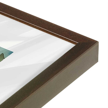 [Color:Belvinder Brown], Picture of art in a Belvinder Brown frame of the corner