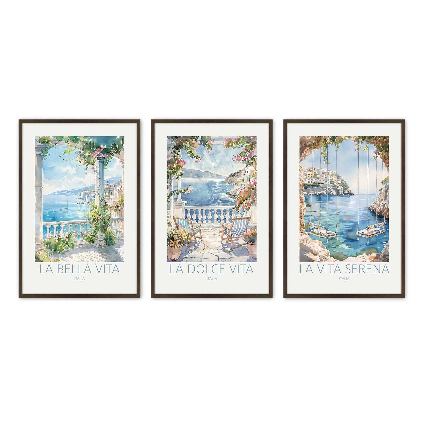[Color:Belvinder Brown], Picture of art in a Belvinder Brown frame