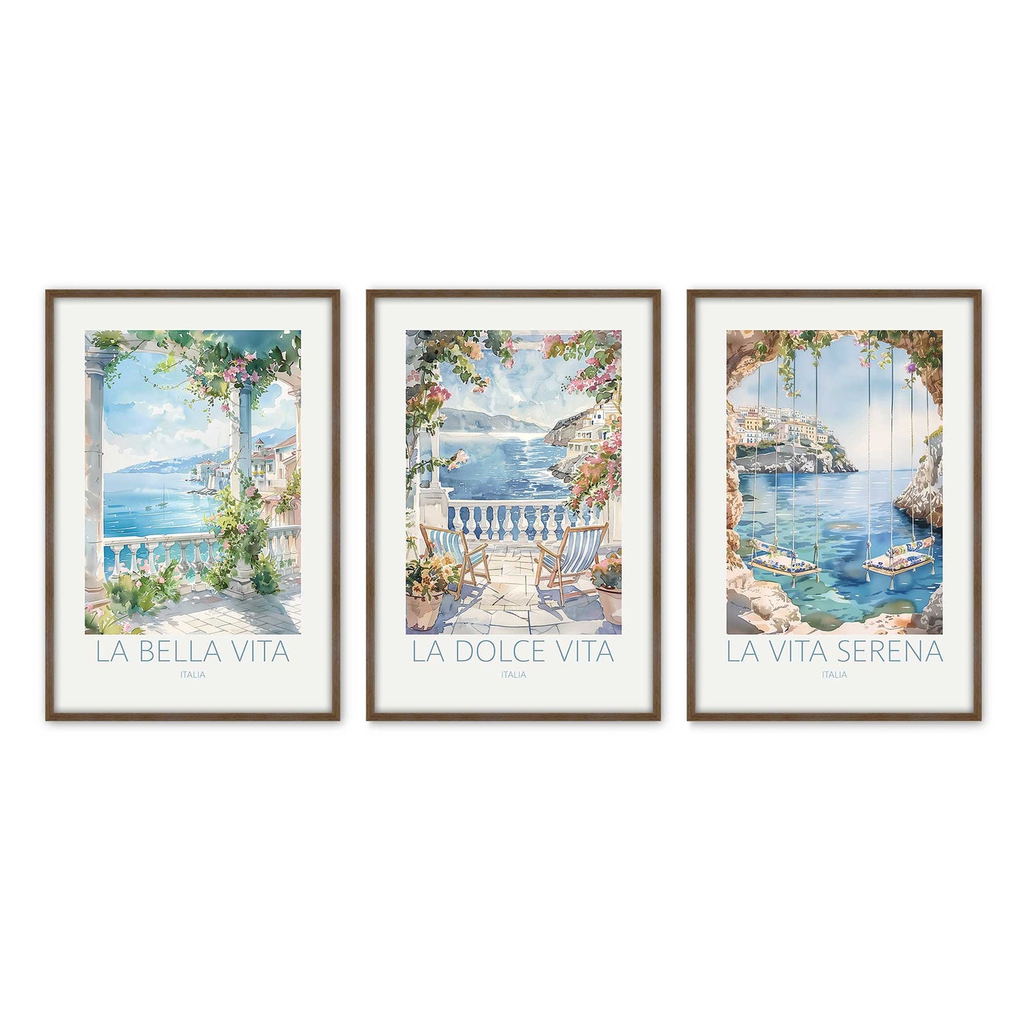 [Color:Walnut], Picture of art in a Walnut frame