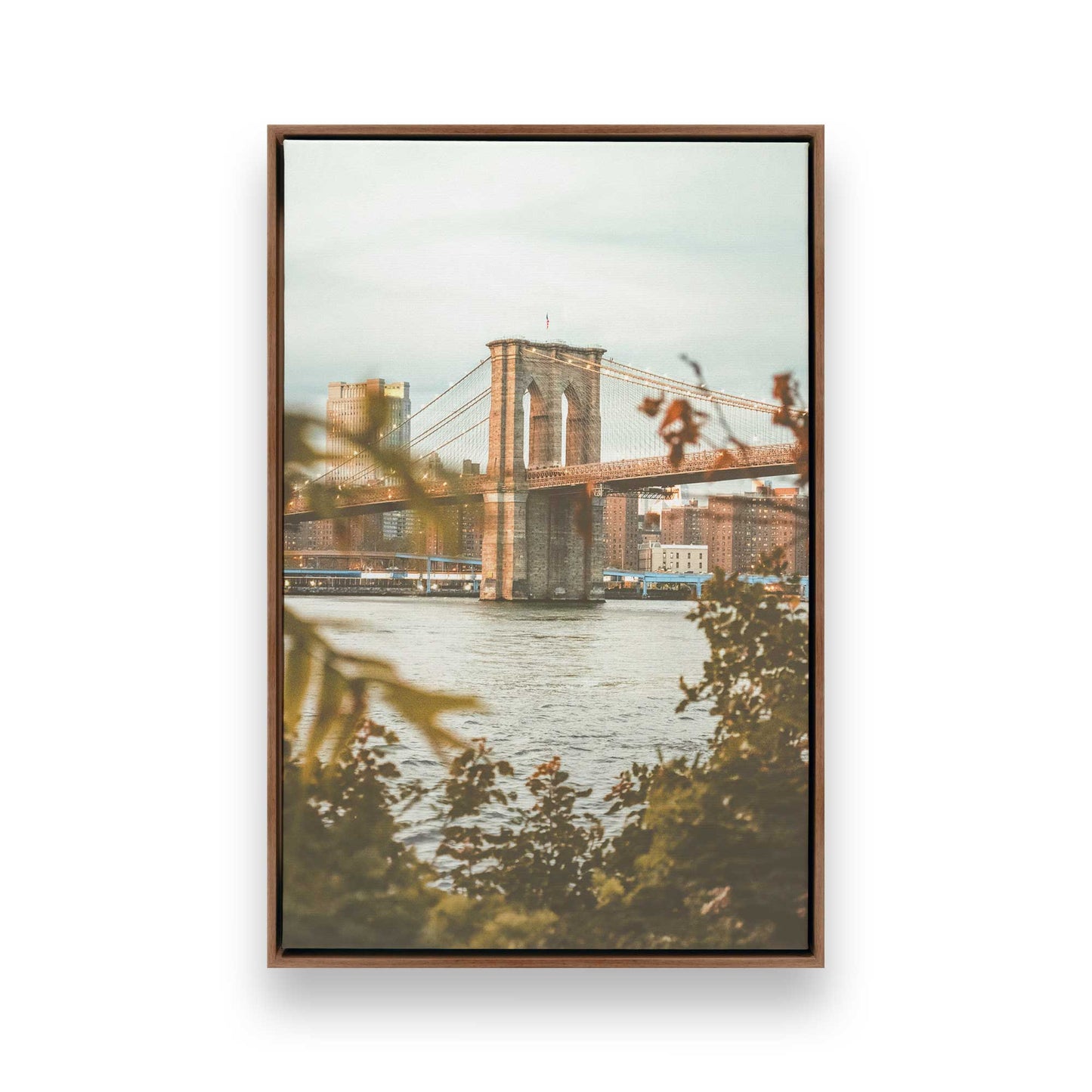 [Color:Walnut], Picture of art in a Walnut frame