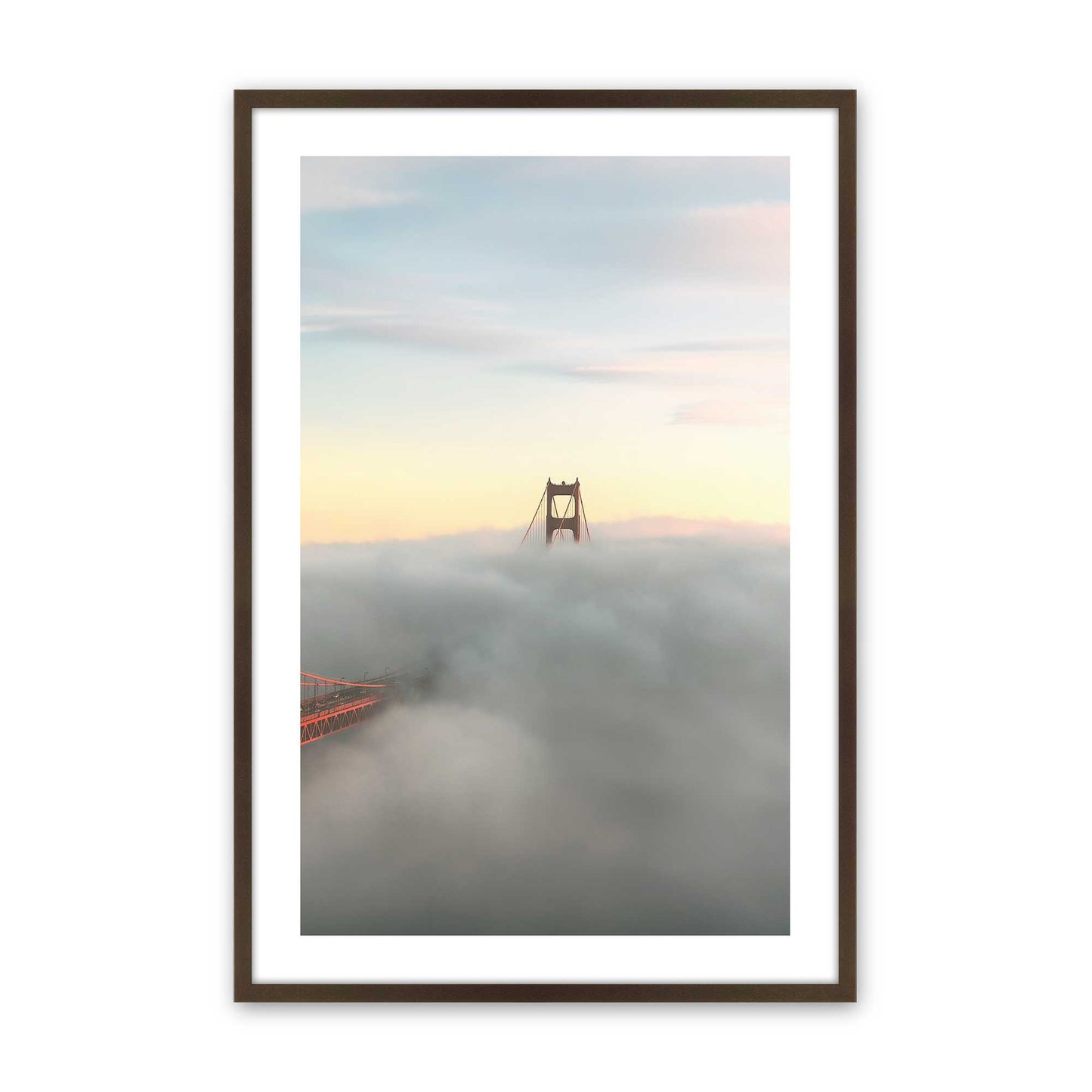[Color:Belvinder Brown], Picture of art in a Belvinder Brown frame
