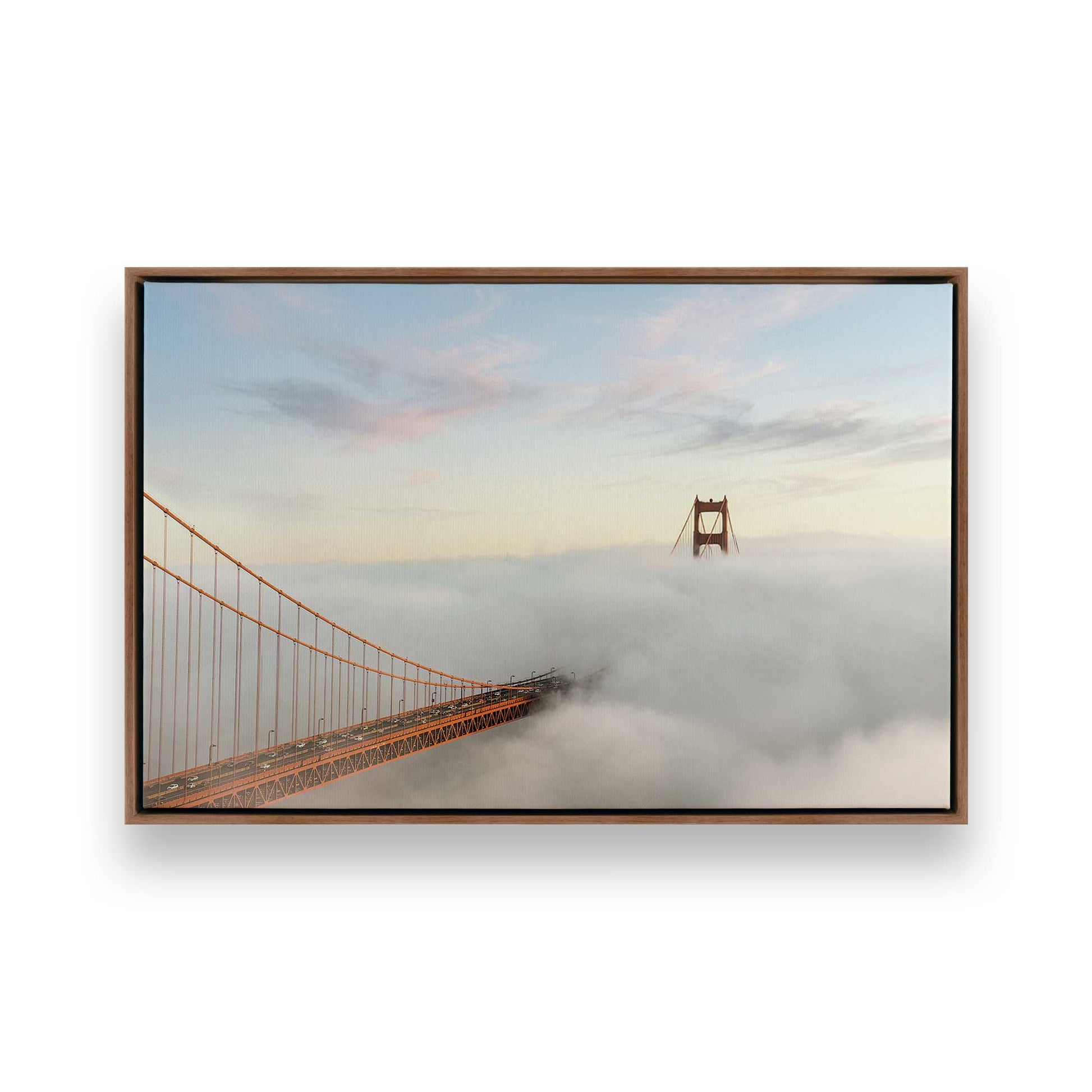 [Color:Walnut], Picture of art in a Walnut frame