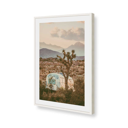 [Color:Opaque White], Picture of art in a Opaque White frame of the corner