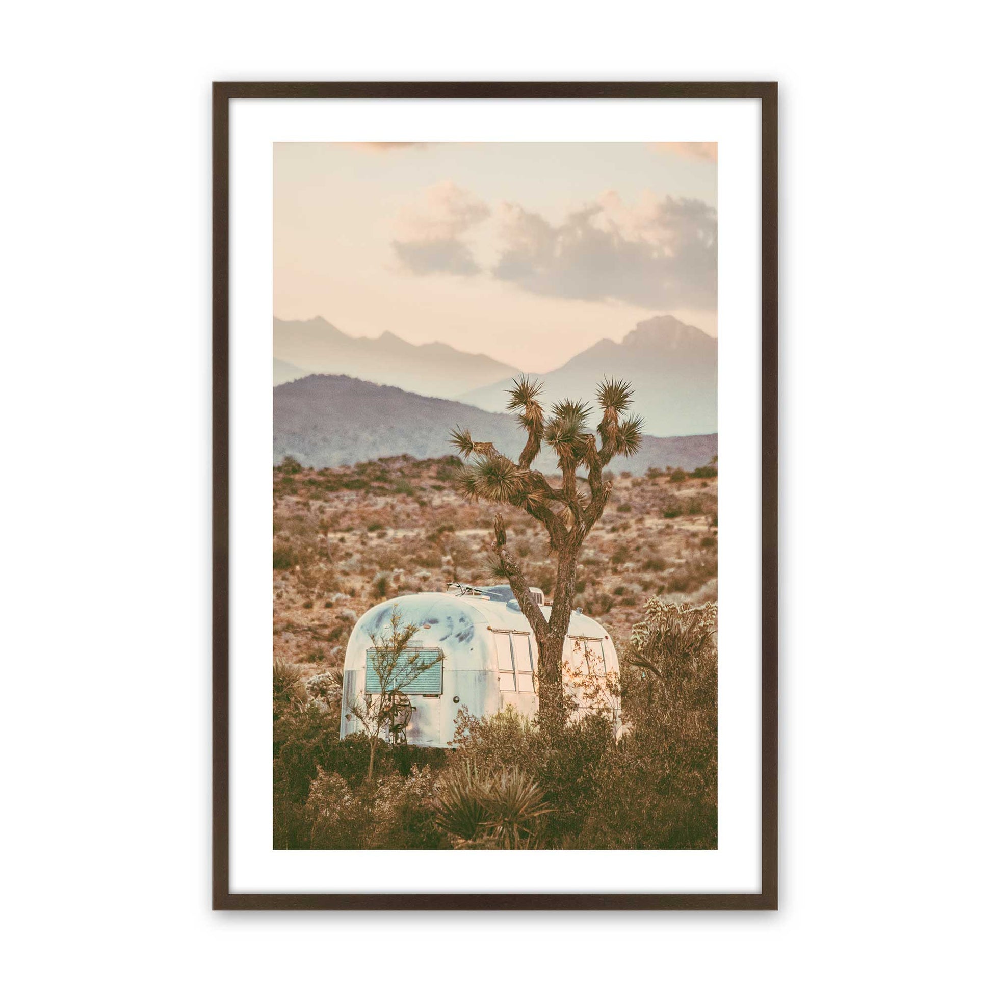 [Color:Brown], Picture of art in a Brown frame