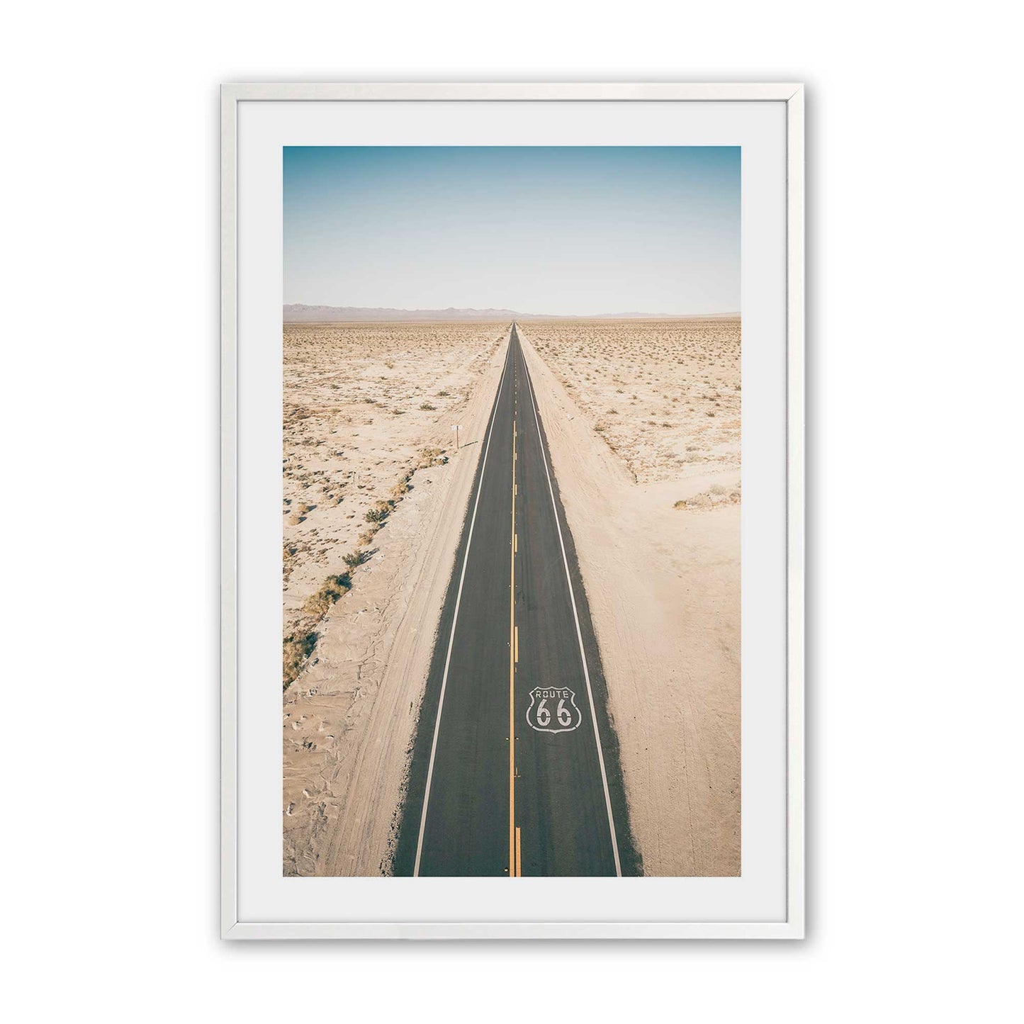 [Color:Opaque White], Picture of art in an Opaque White frame