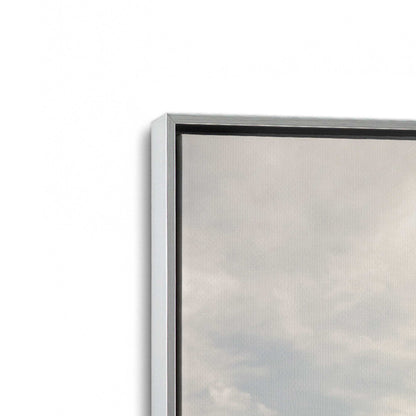 [Color:Polished Chrome], Picture of art in a Polished Chrome frame at an angle