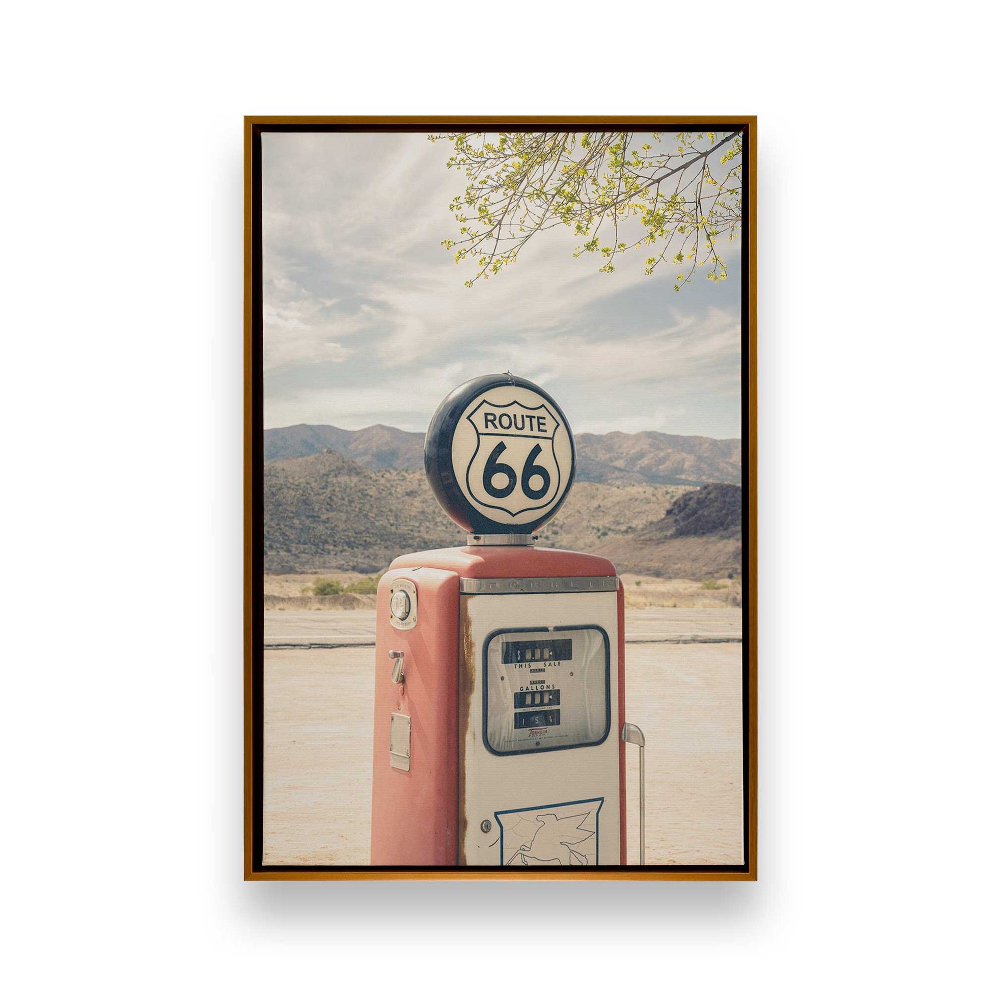 [Color:Polished Gold], Picture of art in a Polished Gold frame