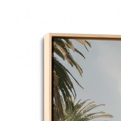 [Color:American Maple], Picture of art in a American Maple frame at an angle