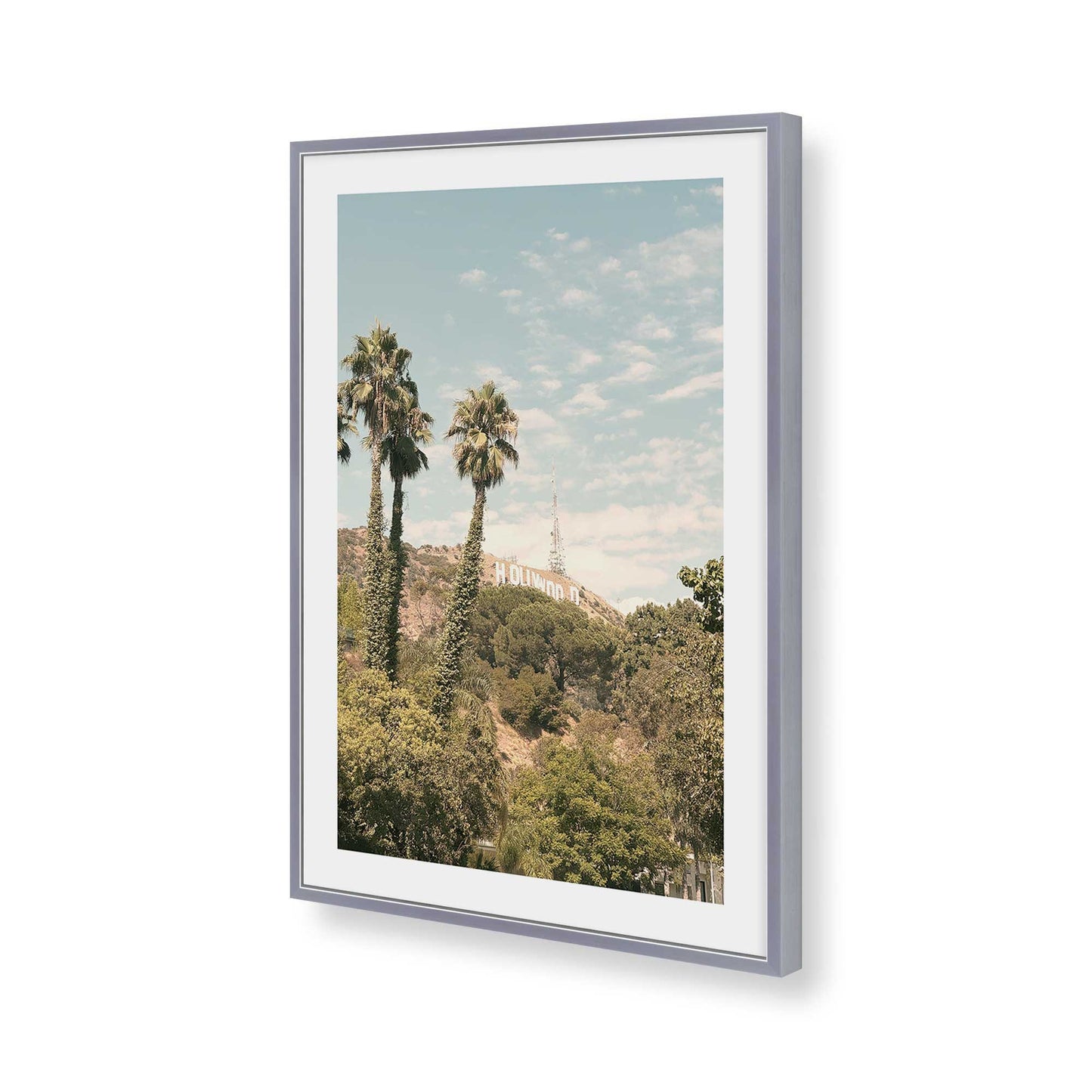 [Color:Polished Chrome], Picture of art in a Polished Chrome frame of the corner