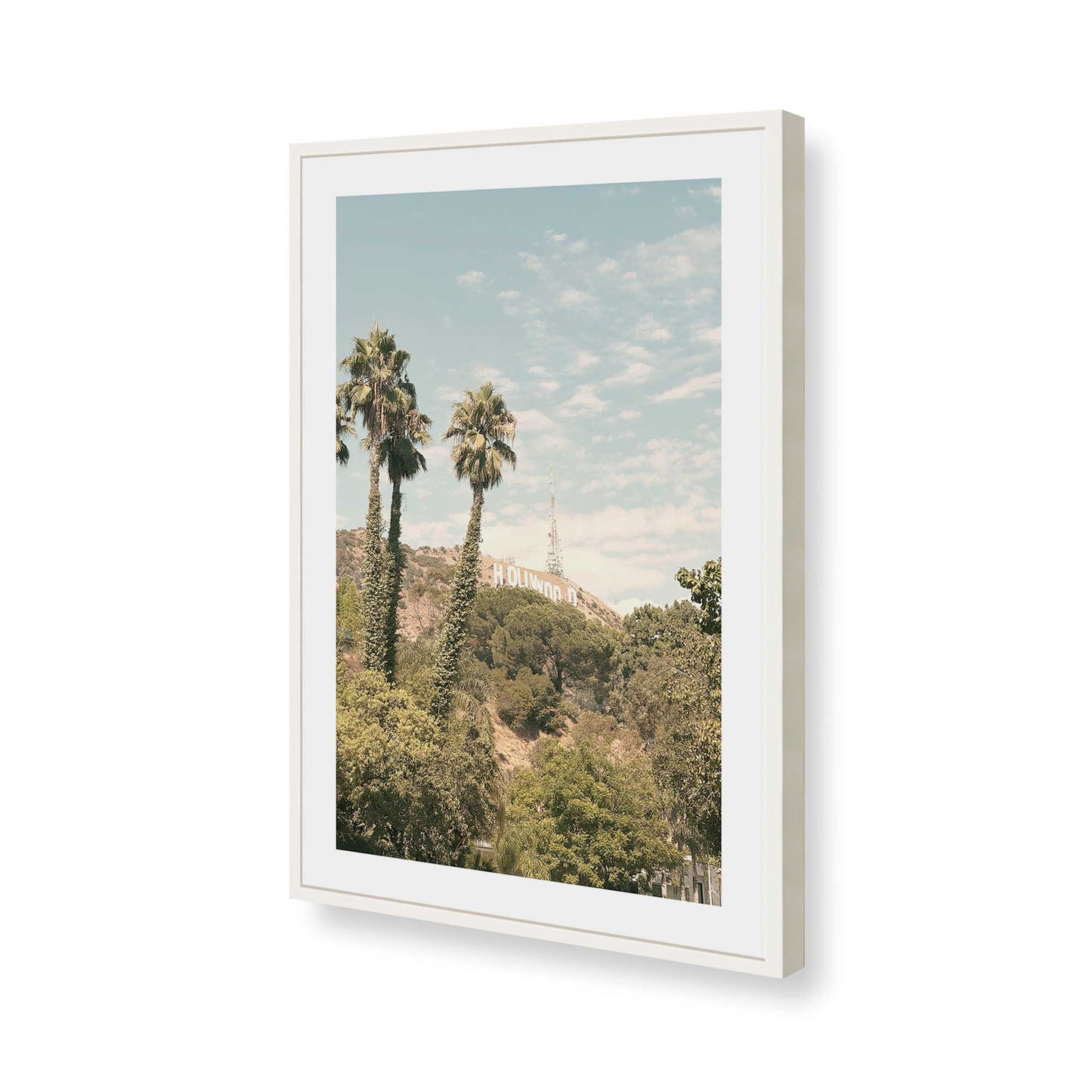 [Color:Opaque White], Picture of art in a Opaque White frame of the corner