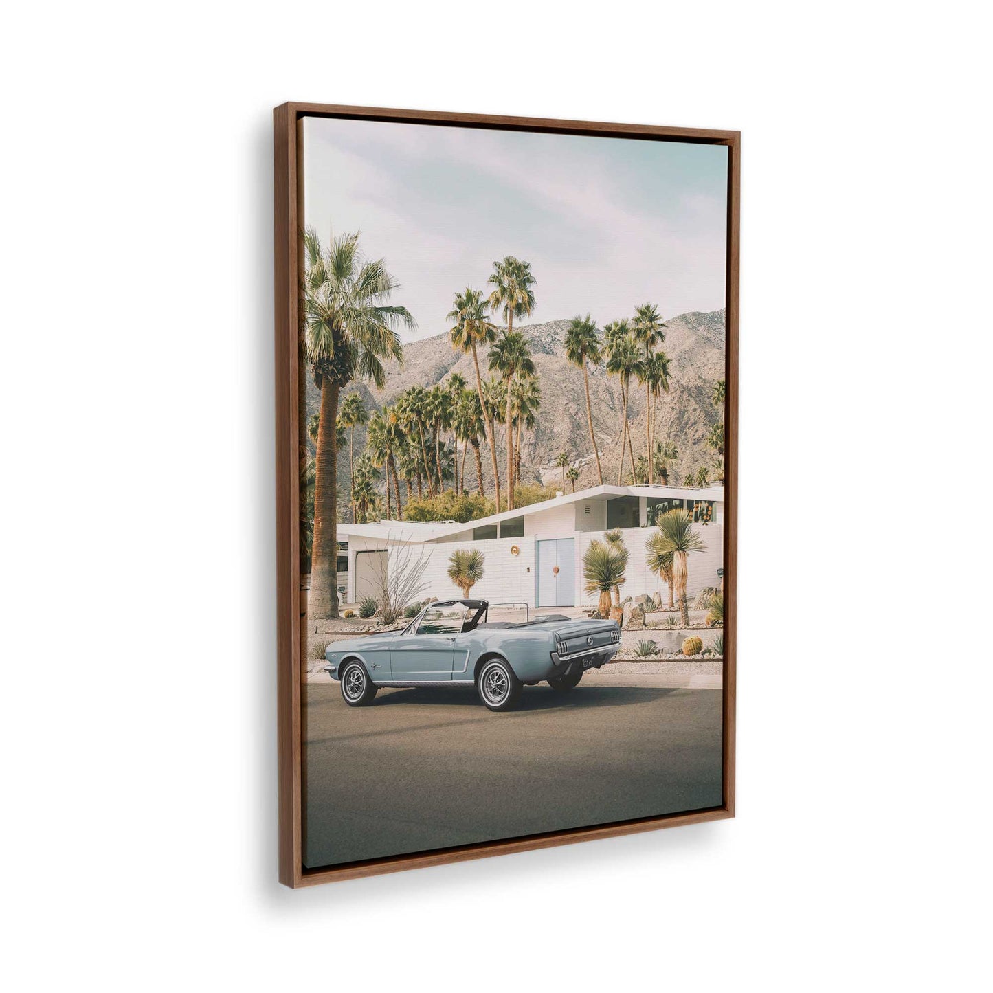 [Color:Walnut], Picture of the corner of the art
