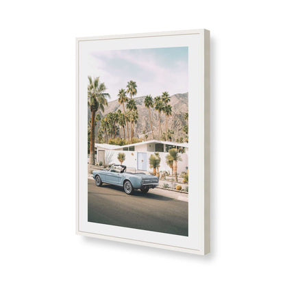 [Color:Opaque White], Picture of art in a Opaque White frame of the corner