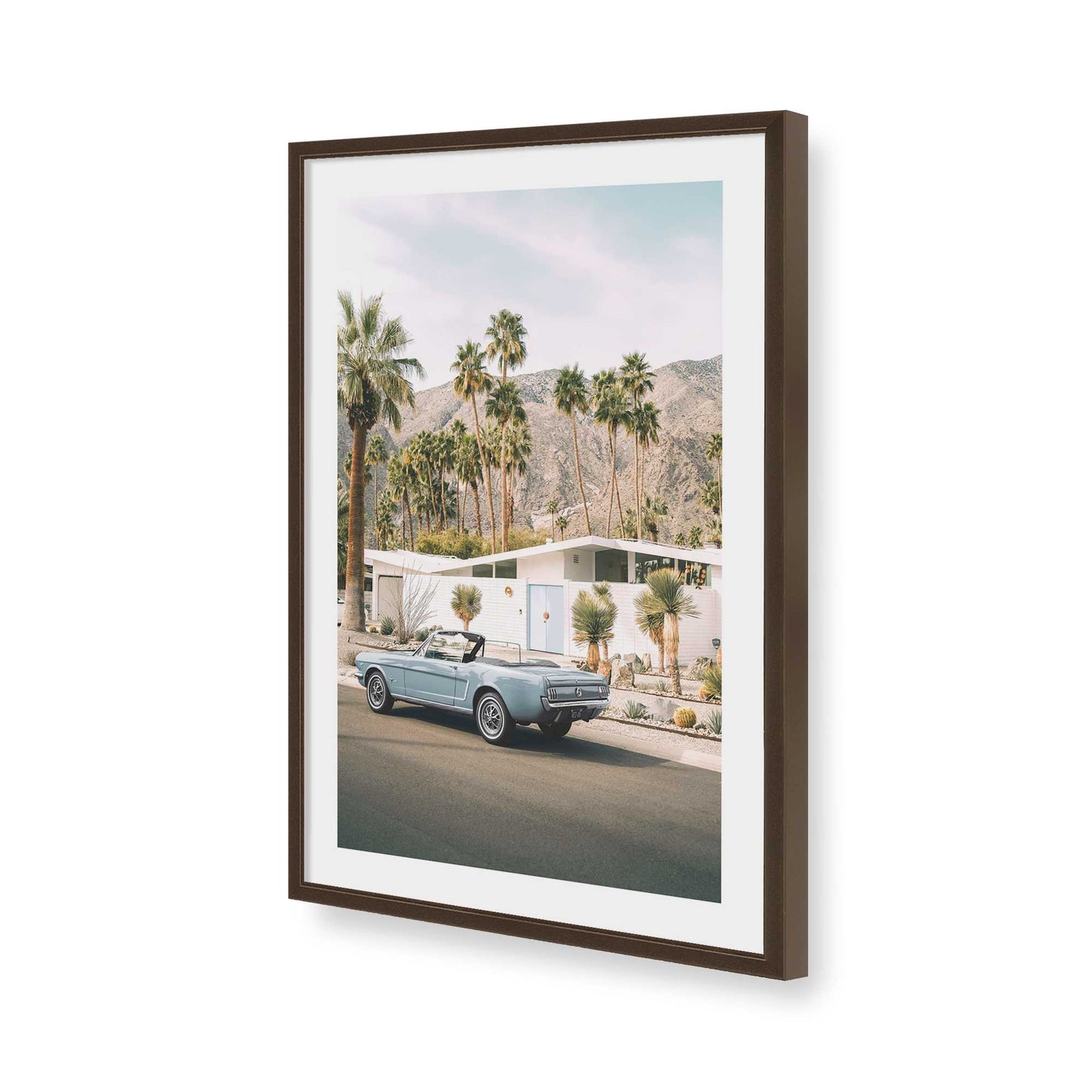 [Color:Belvinder Brown], Picture of art in a Belvinder Brown frame of the corner