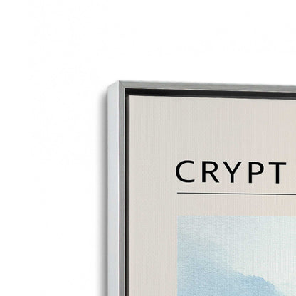 [Color:Polished Chrome], Picture of art in a Polished Chrome frame at an angle