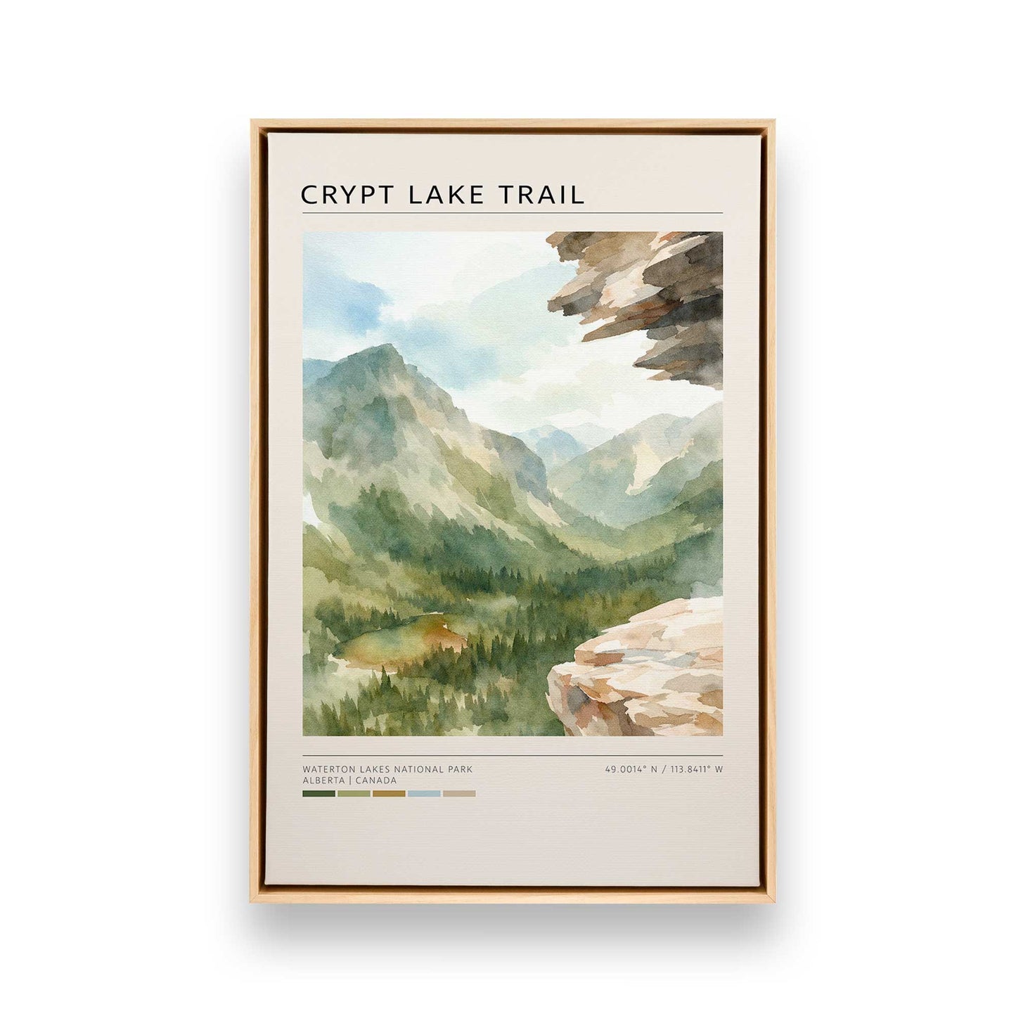 [Color:American Maple], Picture of art in an American Maple frame