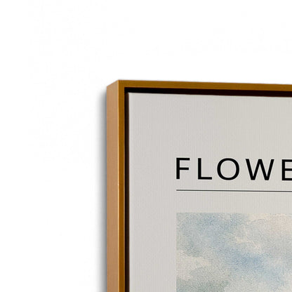[Color:Polished Gold], Picture of art in a Polished Gold frame at an angle