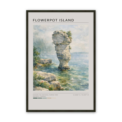 [Color:Satin Black], Picture of art in a Satin Black frame