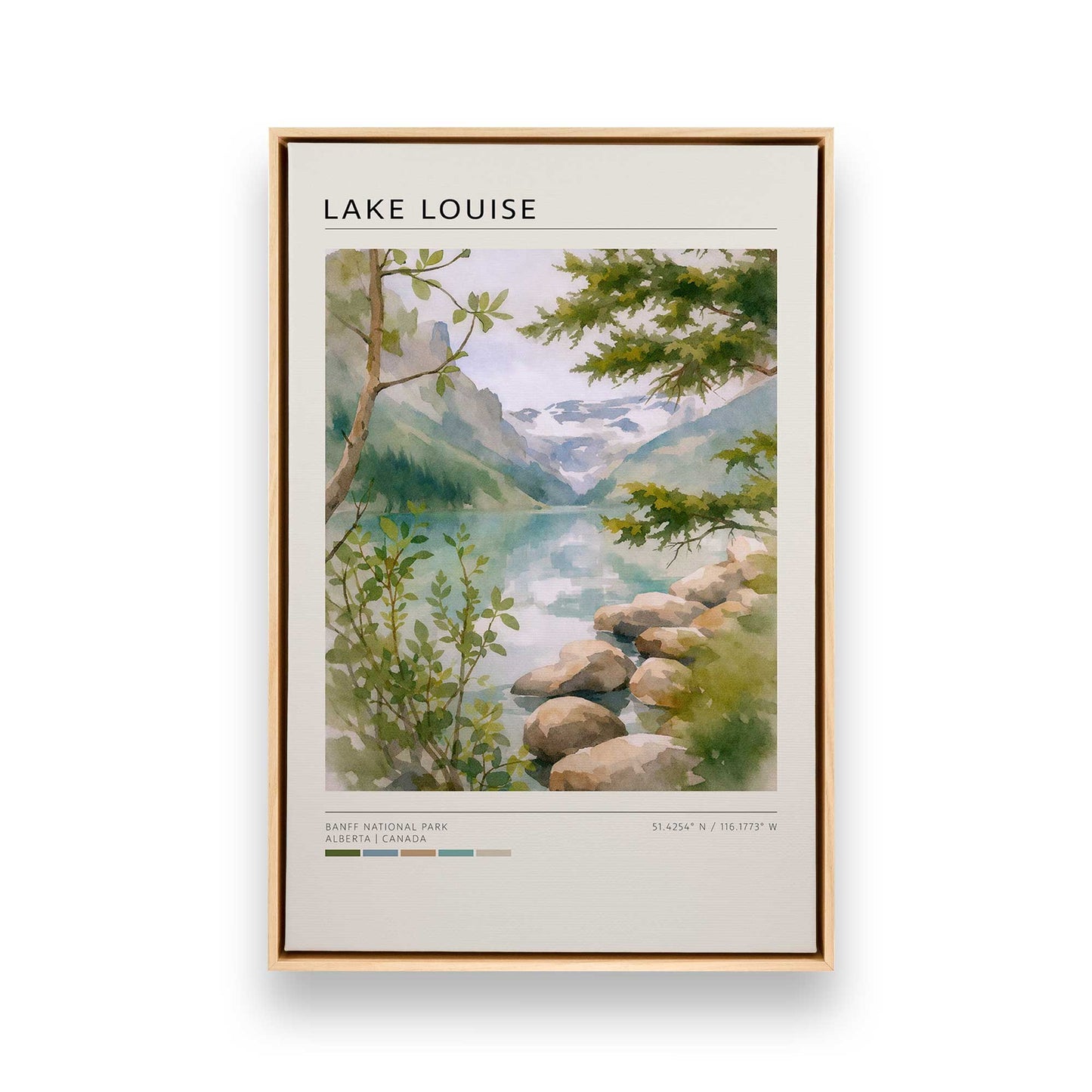 [Color:American Maple], Picture of art in a American Maple frame