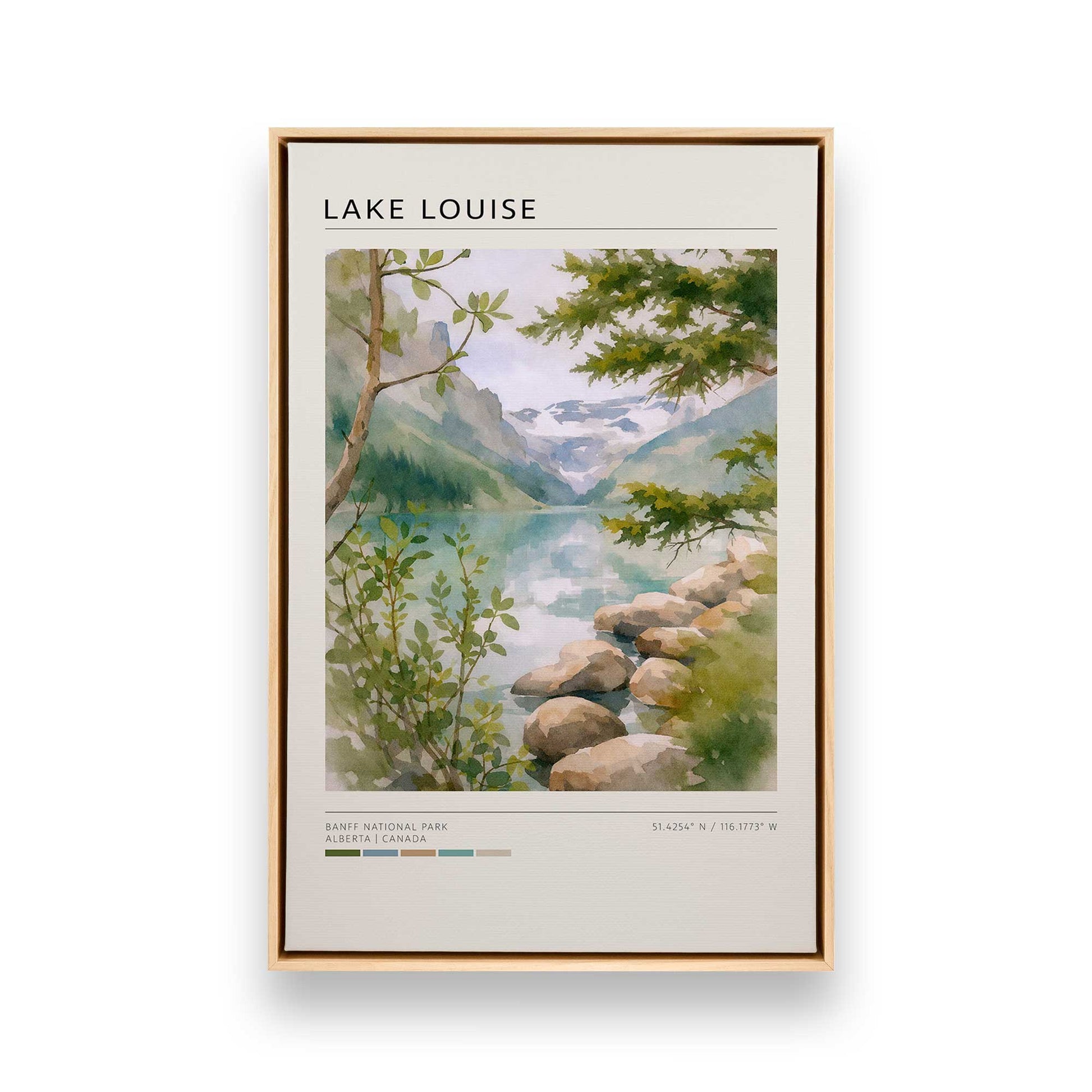 [Color:American Maple], Picture of art in a American Maple frame