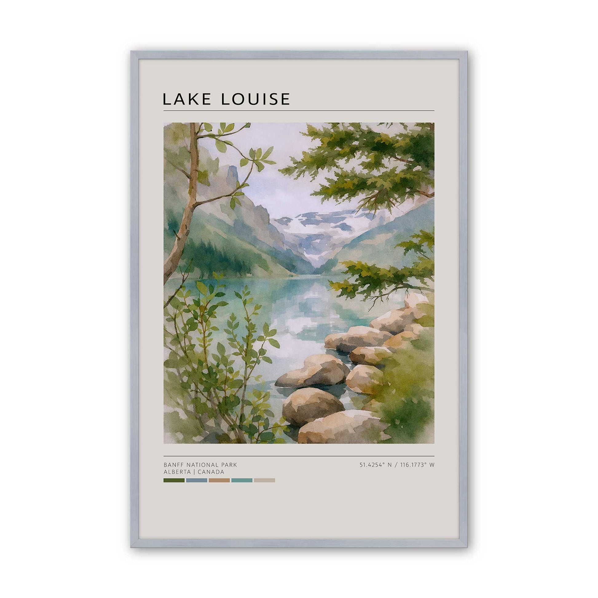 [Color:Polished Chrome], Picture of art in a Polished Chrome frame