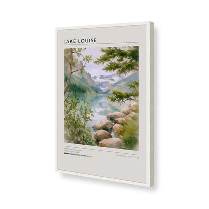[Color:Opaque White], Picture of art in a Opaque White frame of the corner