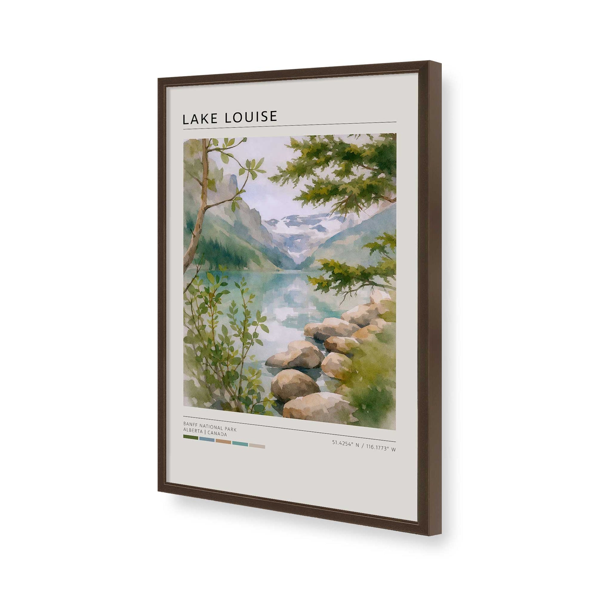 [Color:Belvinder Brown], Picture of art in a Belvinder Brown frame of the corner