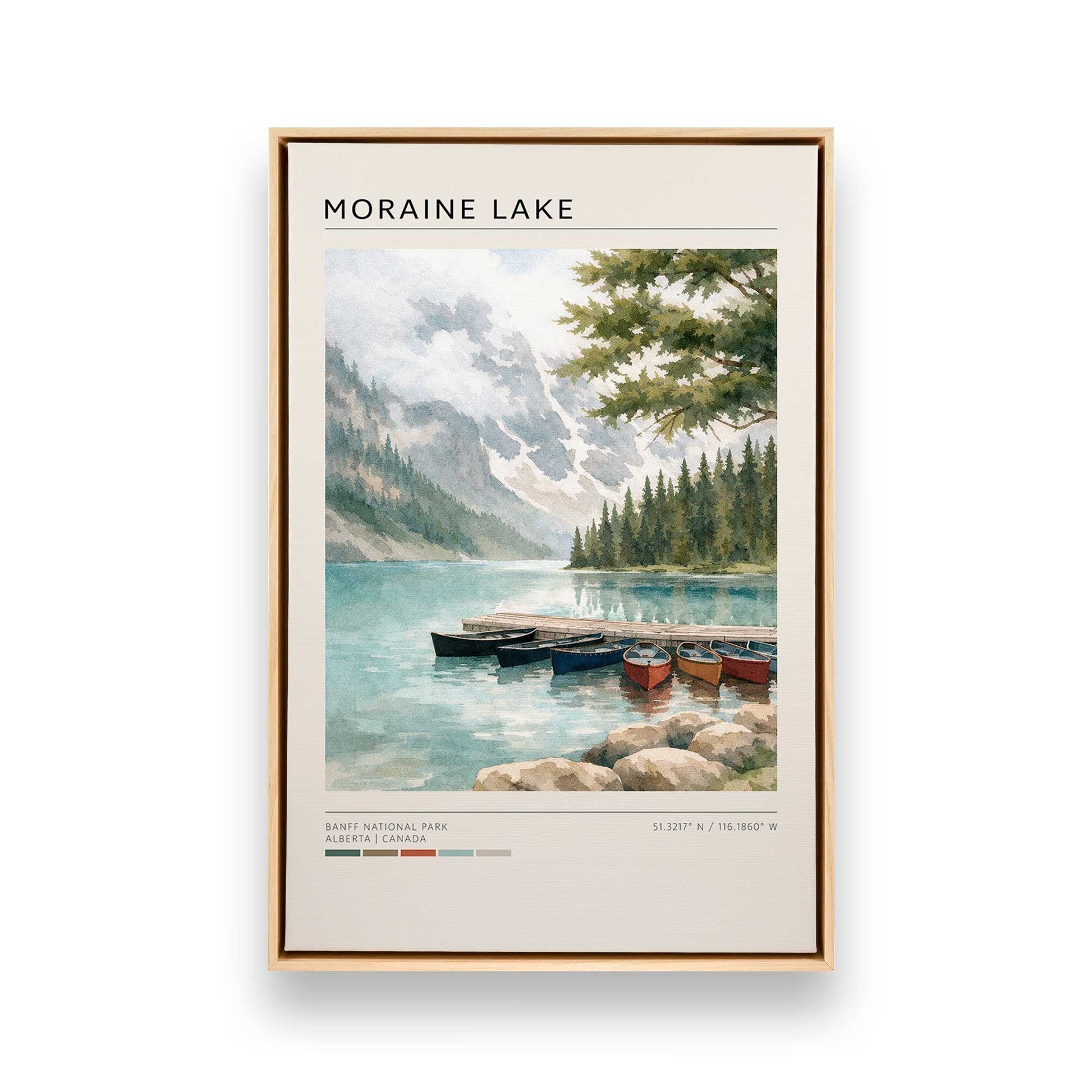 [Color:American Maple], Picture of art in a American Maple frame