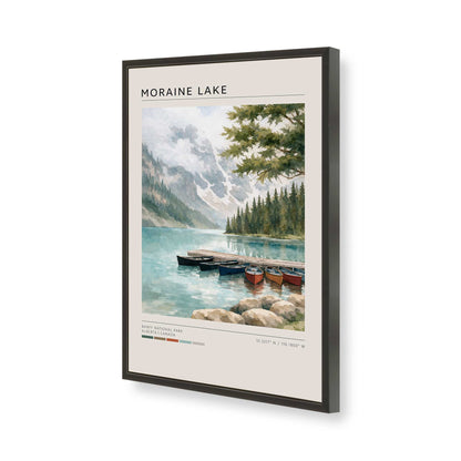 [Color:Satin Black], Picture of art in a Satin Black frame of the corner