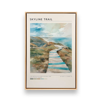 [Color:American Maple], Picture of art in a American Maple frame
