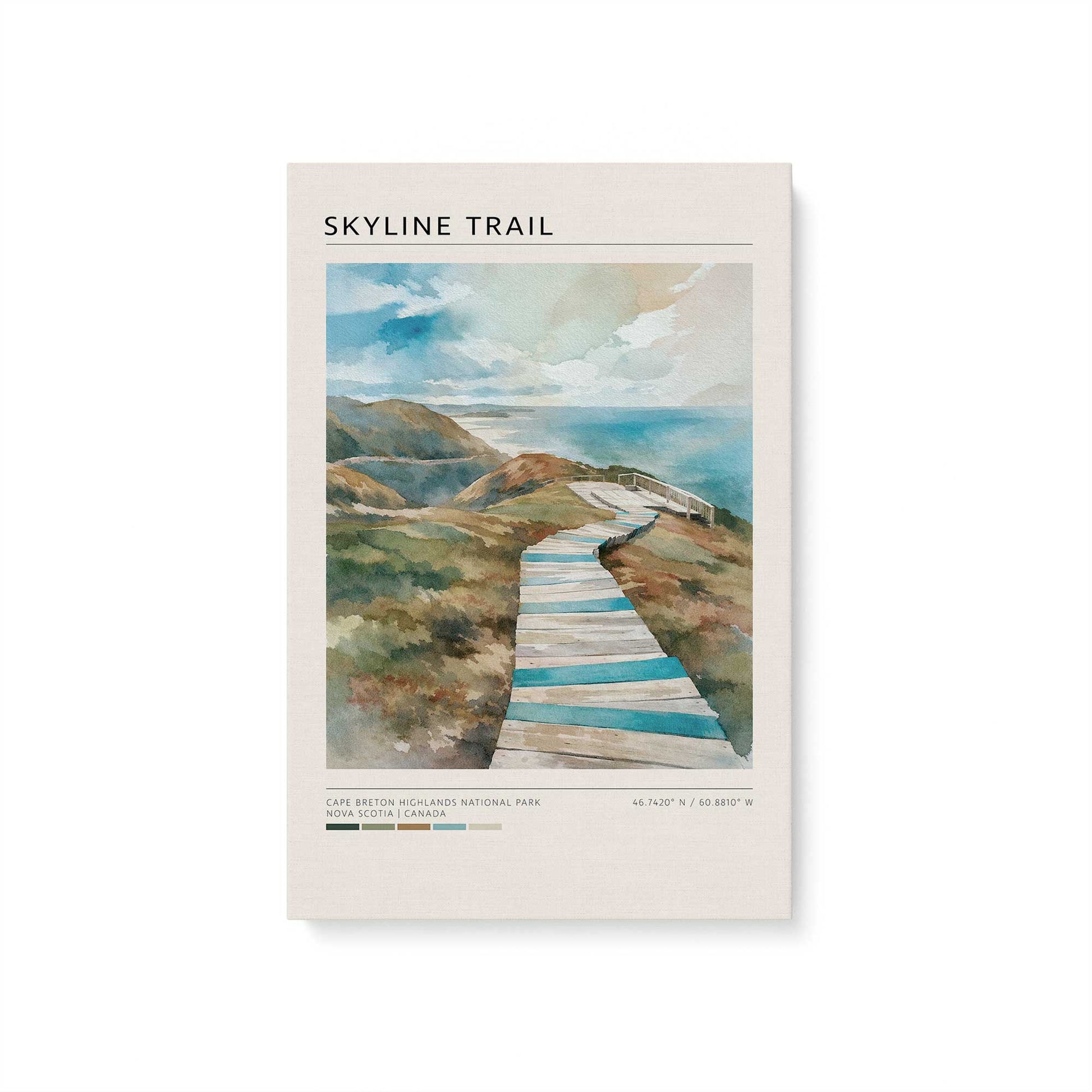 [Color:Stretched Canvas], Picture of art