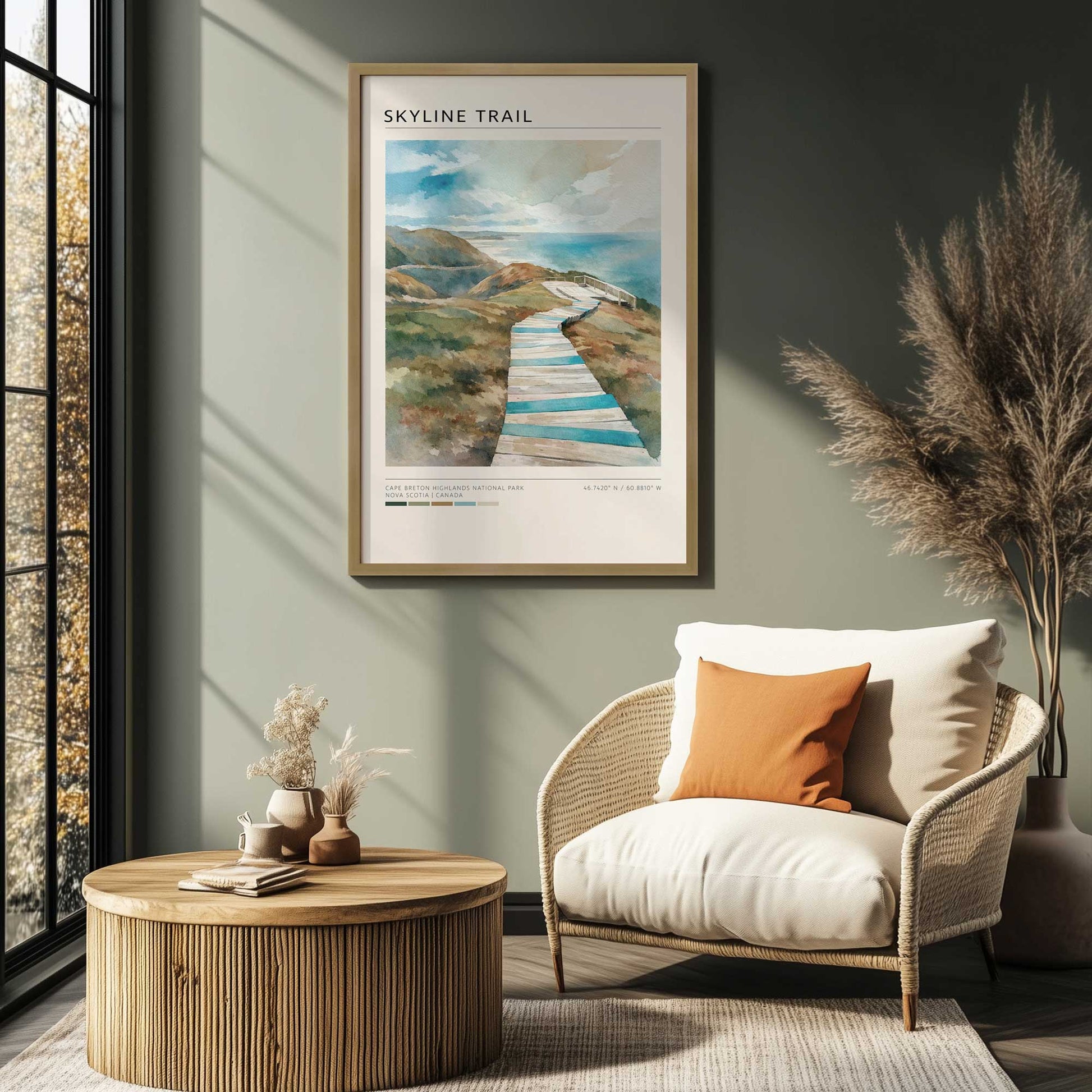 Picture of art in a room