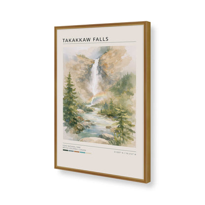 [Color:Polished Gold], Picture of art in a Polished Gold frame of the corner