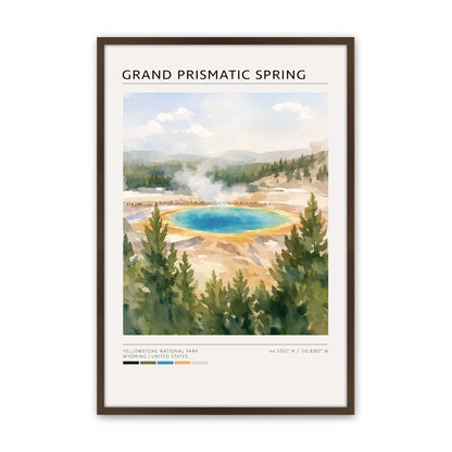 [Color:Brown], Picture of art in a Brown frame