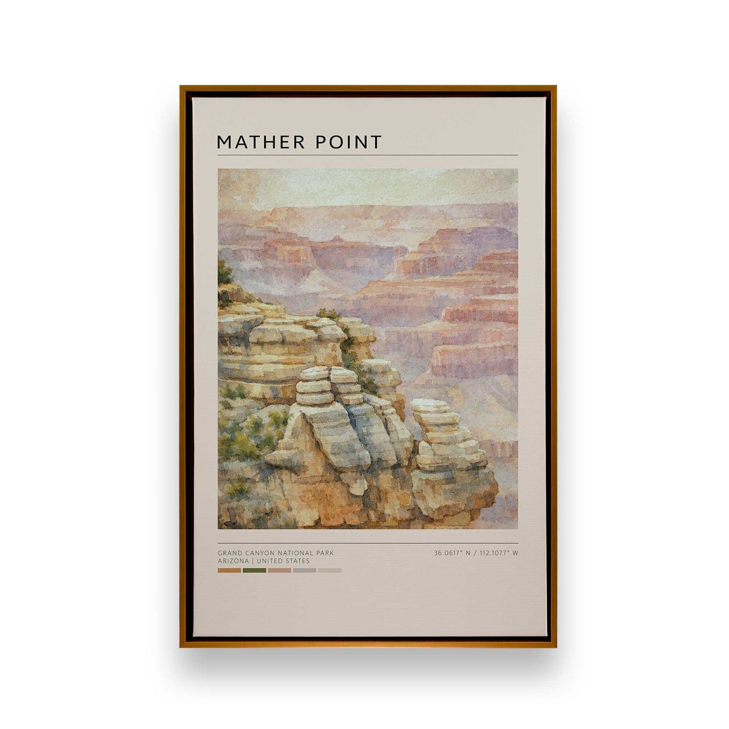 [Color:Polished Gold], Picture of art in a Polished Gold frame