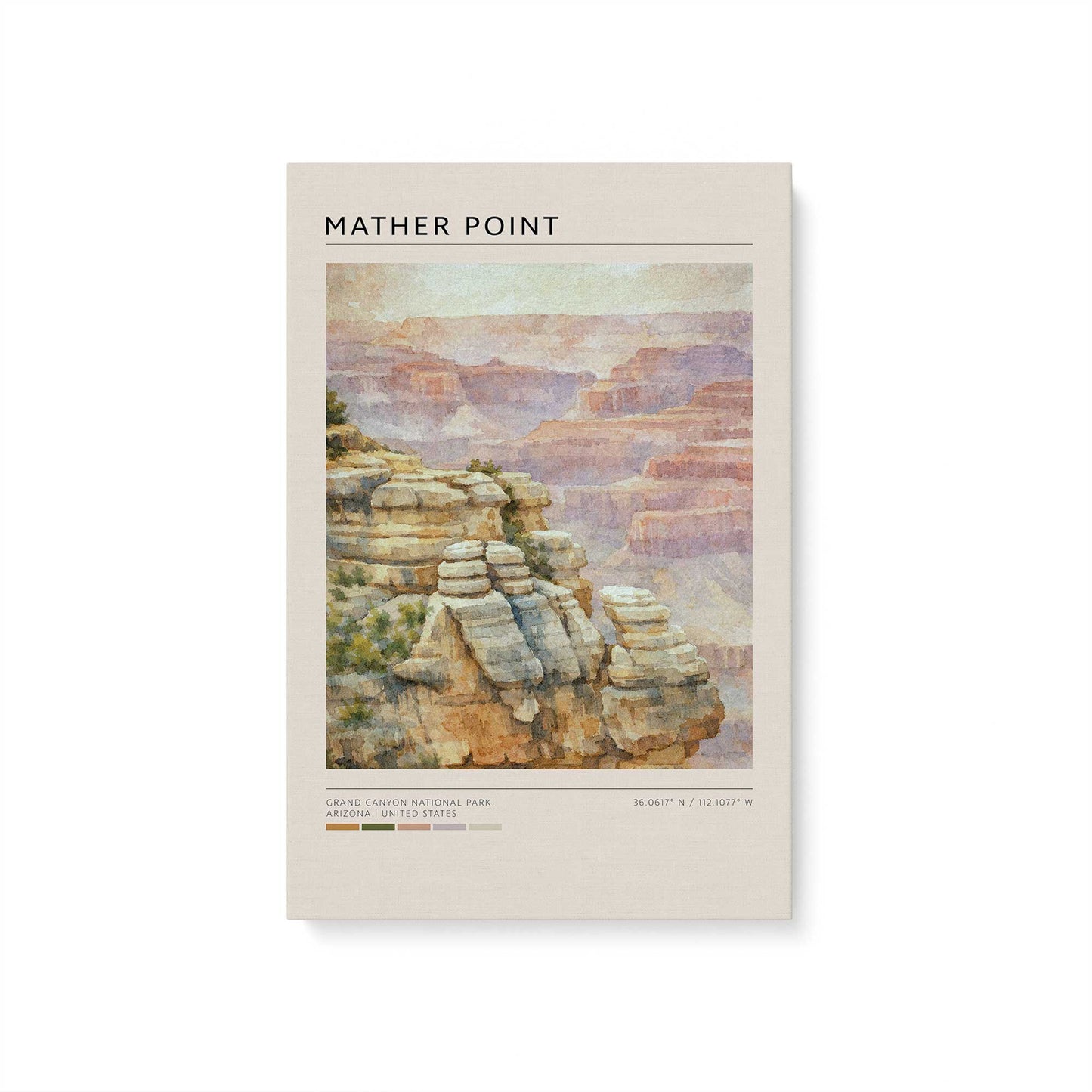 [Color:Stretched Canvas], Picture of art