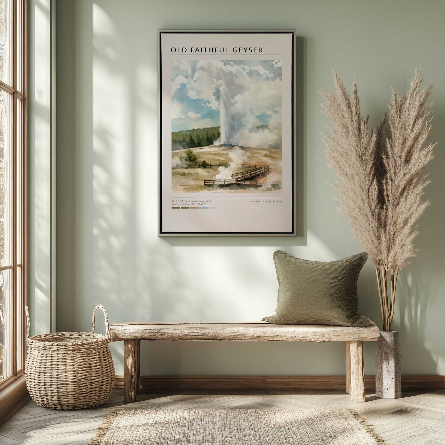 Picture of art in a room