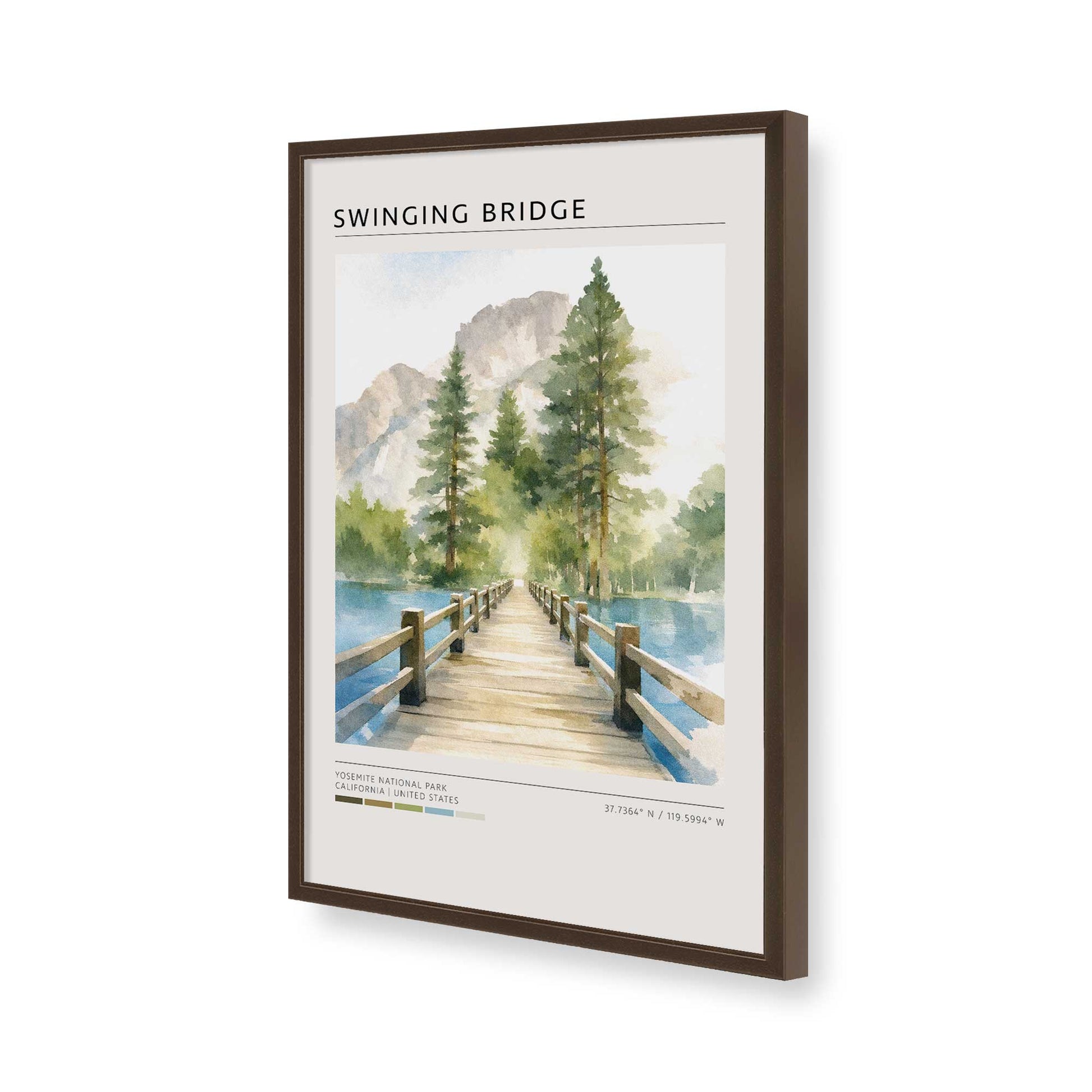 [Color:Belvinder Brown], Picture of art in a Belvinder Brown frame of the corner