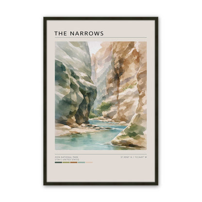 [Color:Satin Black], Picture of art in a Satin Black frame