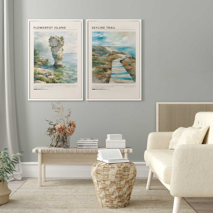 [Color:American Maple], Picture of art in a American Maple frame