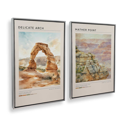 [Color:Polished Chrome], Picture of art in a Polished Chrome frame at an angle