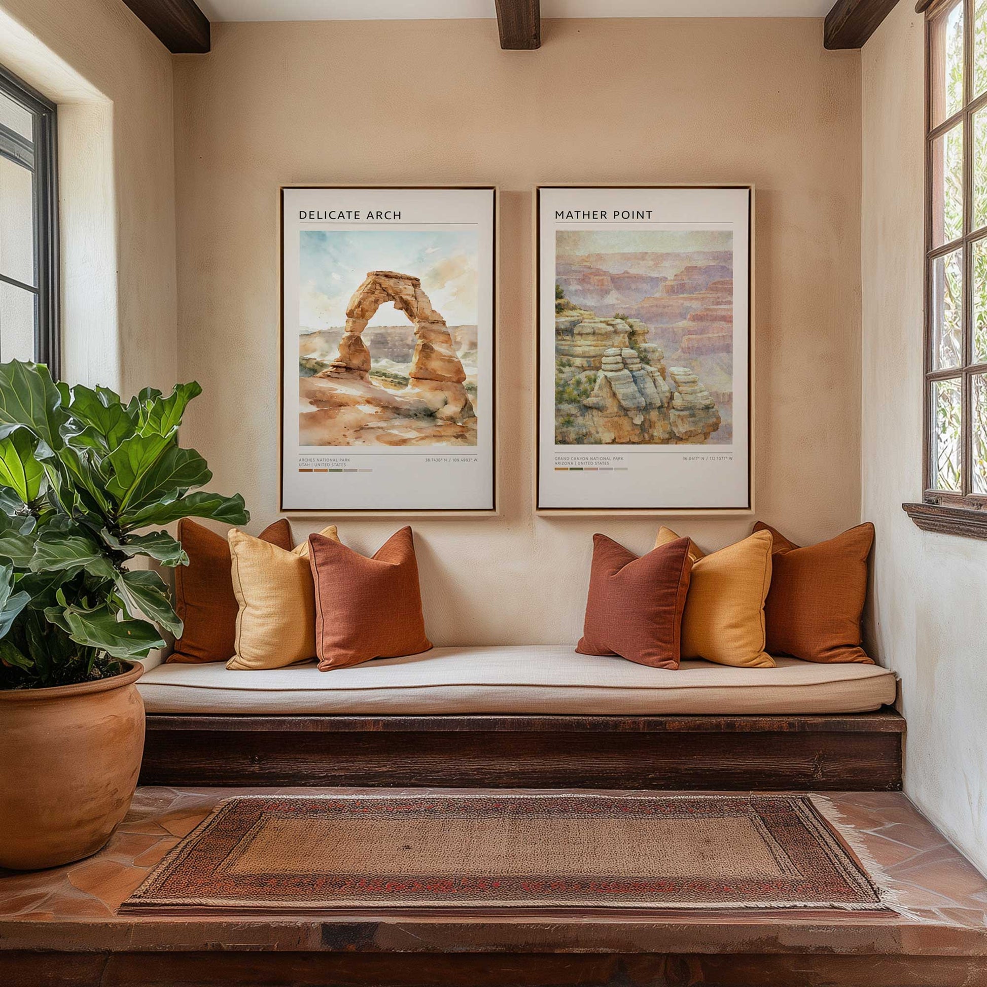 [Color:American Maple], Picture of art in a American Maple frame