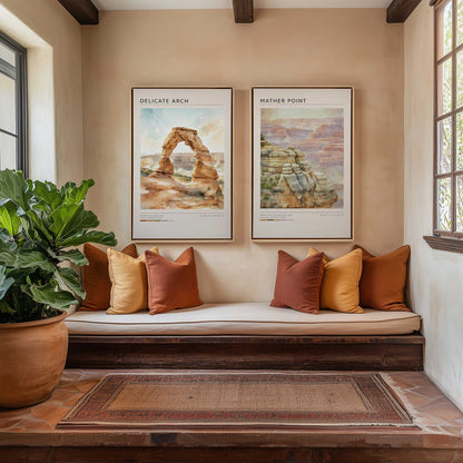 [Color:American Maple], Picture of art in a American Maple frame