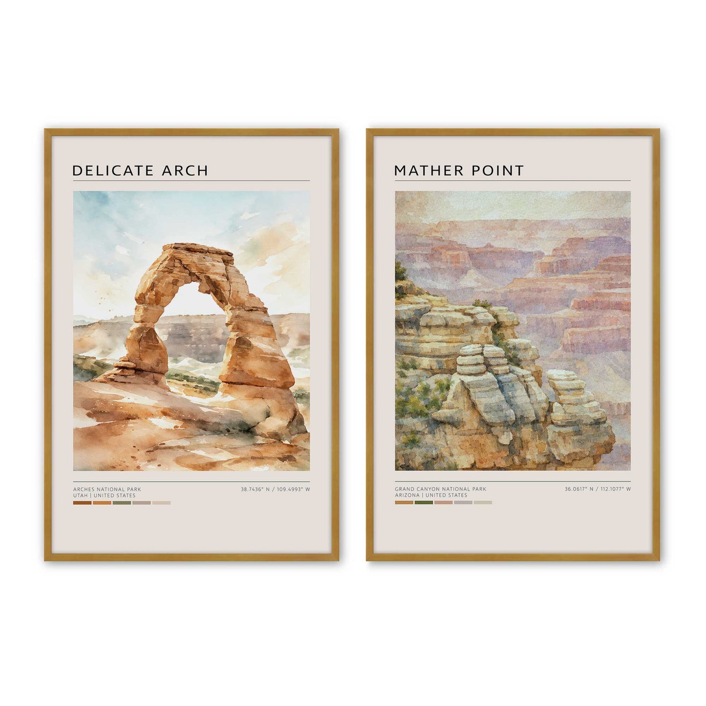 [Color:Polished Gold], Picture of art in a Polished Gold frame