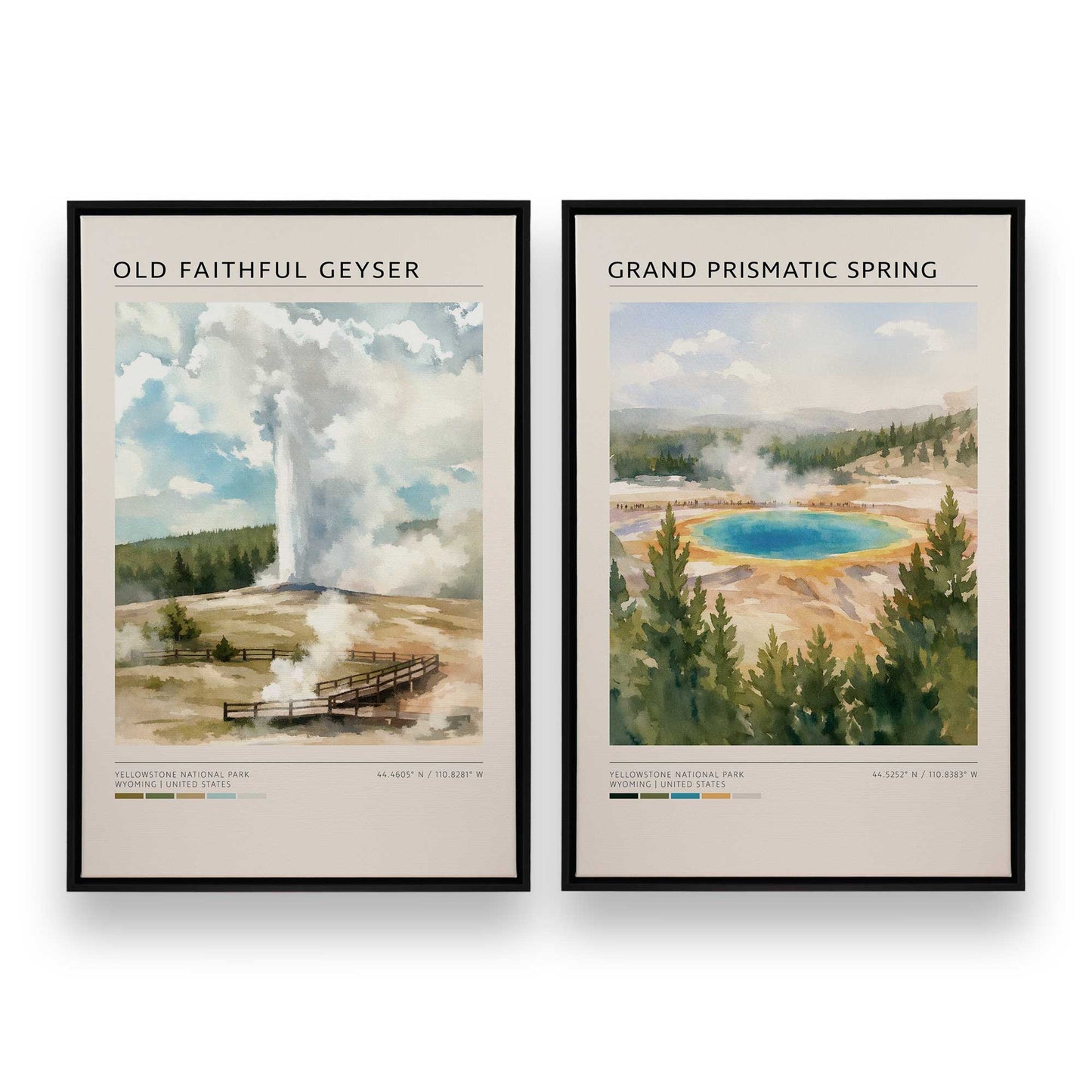 [Color:Satin Black], Picture of art in a Satin Black frame
